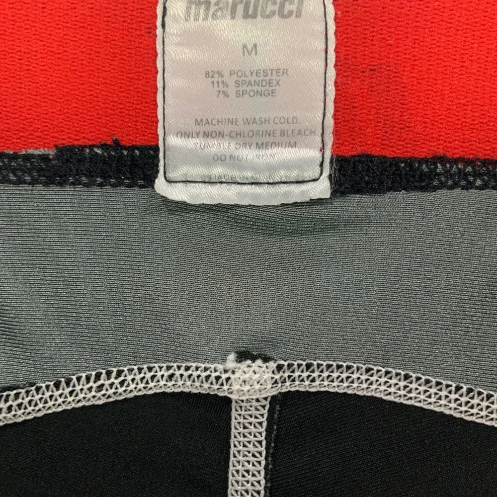 Marucci Black Padded Slider Shorts Medium Pull On Elastic Waistband Padded Thigh